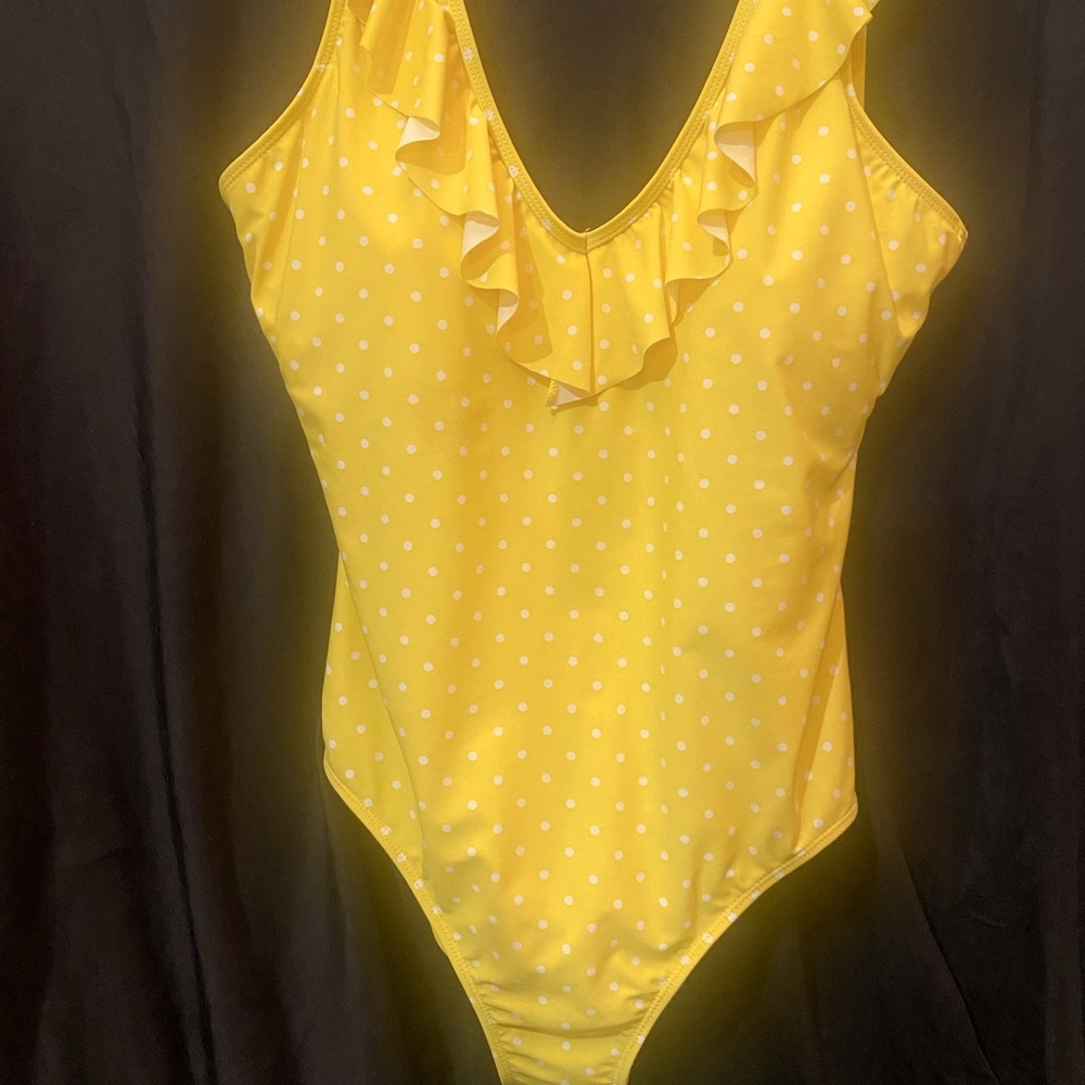 Final price Yellow Polka Dot one piece!!